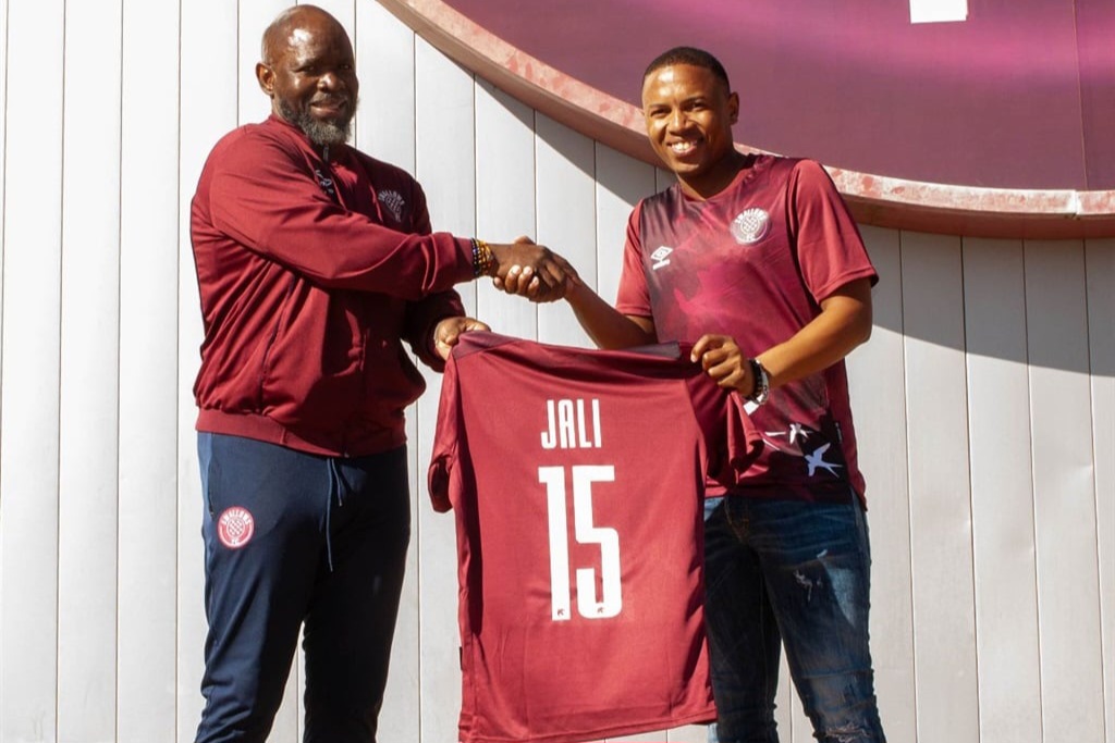 VETERAN MIDFIELDER ANDILE JALI HAS PUT PEN TO PAPPER ON A DEAL WITH MOROKA SWALLOWS
