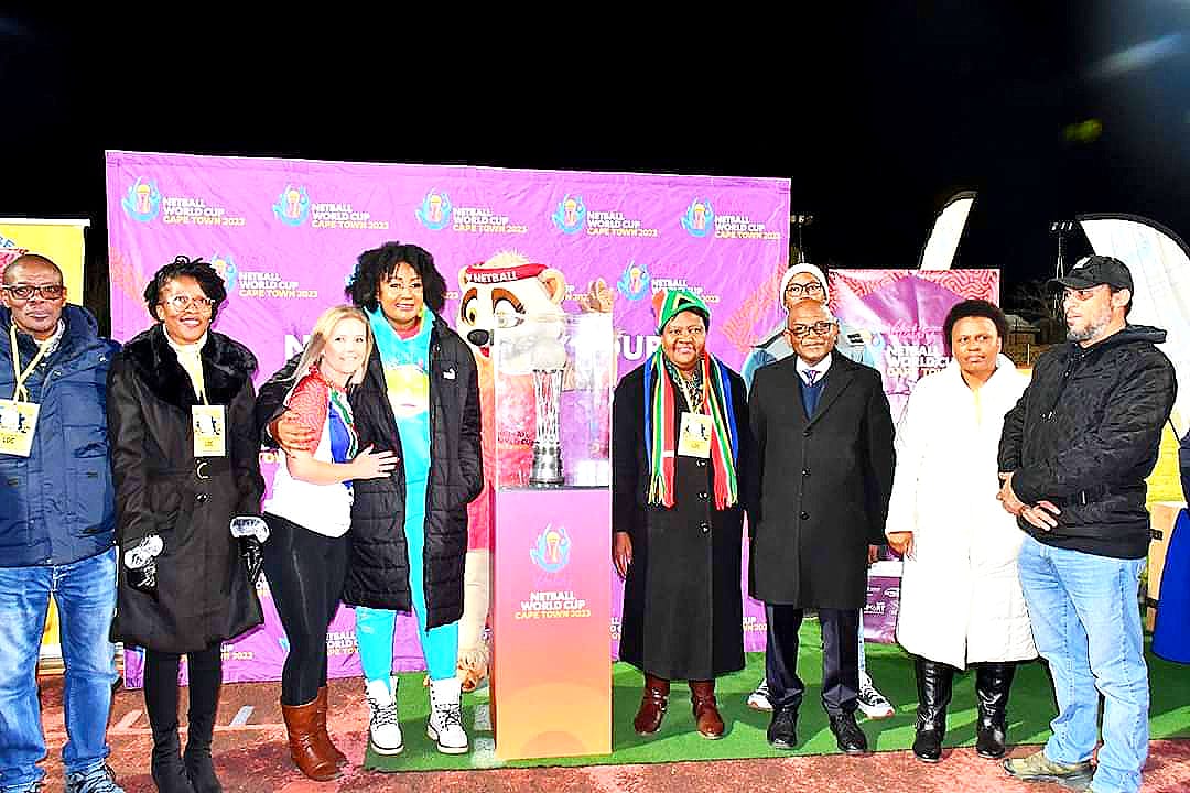 Netball world cup trophy tour in Dihlabeng